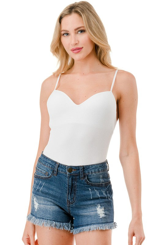 BST08 SEAMLESS CAMI BODYSUIT SHAPEWEAR