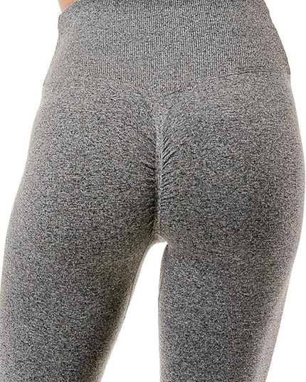 LEG15L V-Waist Ribbed – High Rise Leggings