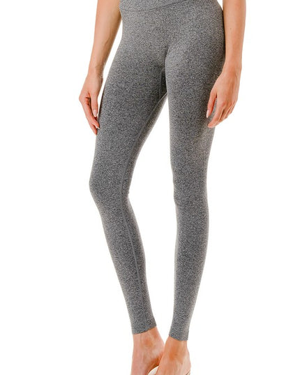 LEG15L V-Waist Ribbed – High Rise Leggings