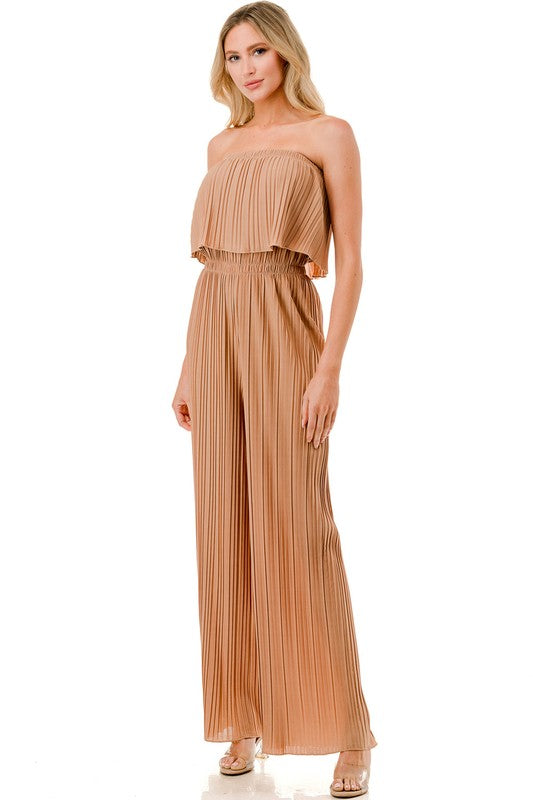 JP903 PLEATED JUMPSUITS