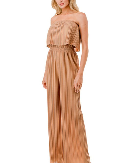 JP903 PLEATED JUMPSUITS