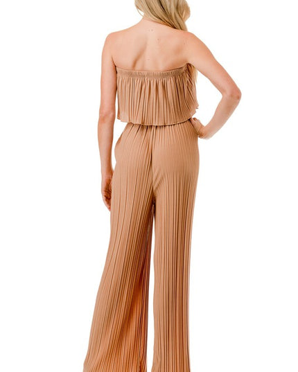 JP903 PLEATED JUMPSUITS