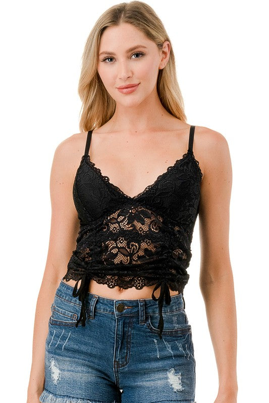 LB42 Floral Lace Camisole – Elegant Feminine Fit