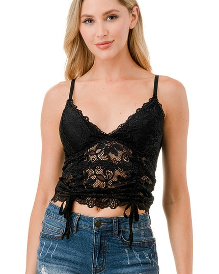 LB42 Floral Lace Camisole – Elegant Feminine Fit