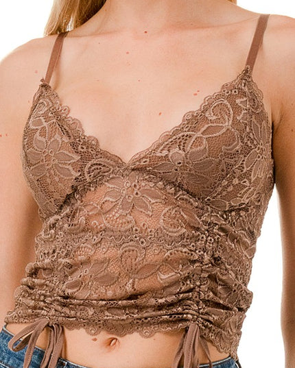 LB42 Floral Lace Camisole – Elegant Feminine Fit