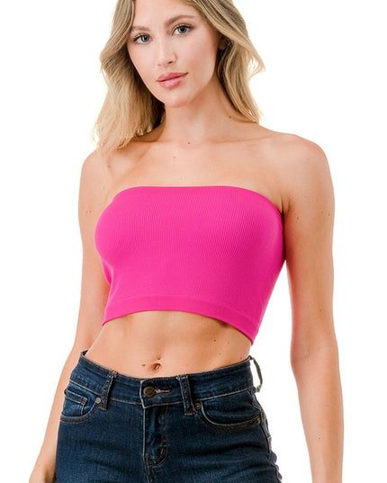 315 TUBE BRA RIBBED TUBE TOP