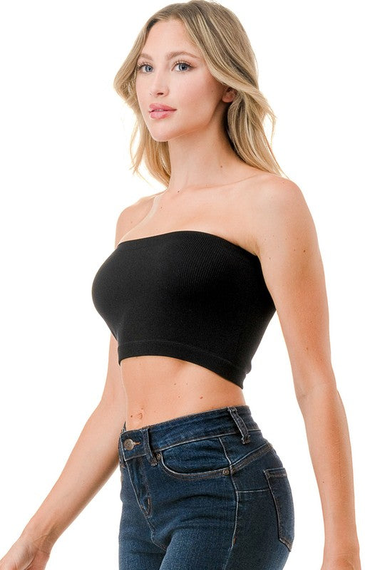 315 TUBE BRA RIBBED TUBE TOP