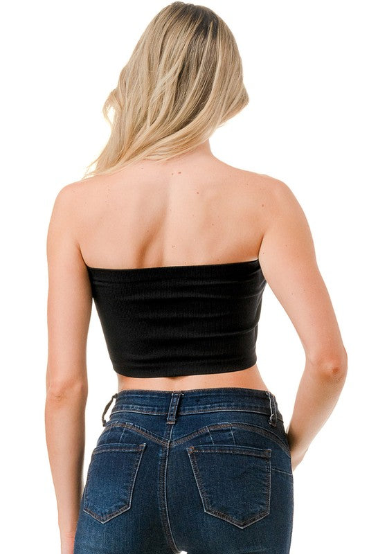 315 TUBE BRA RIBBED TUBE TOP