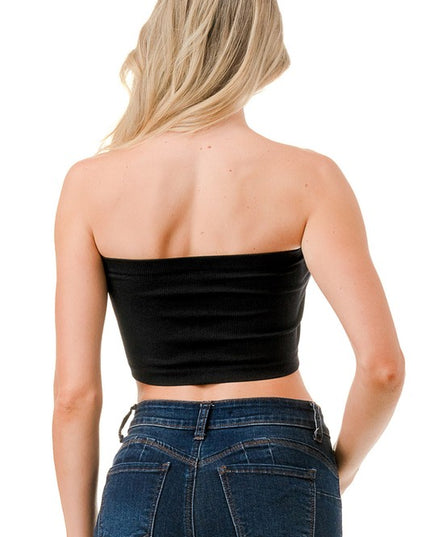 315 TUBE BRA RIBBED TUBE TOP