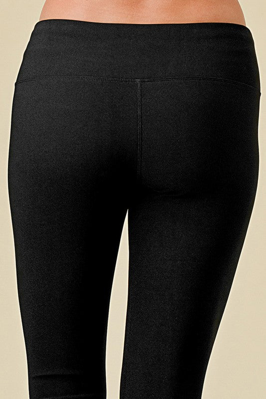 OTSLP RIBBED YOGA LEGGINGS
