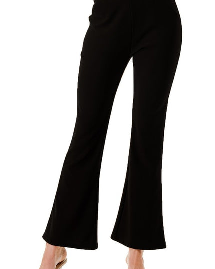 Y60B-PANTS YOGA BELL BOTTOMS DRESS PANTS