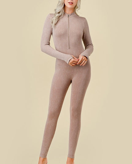JS100MW Mineral Wash Catsuit – Edgy Modern Style