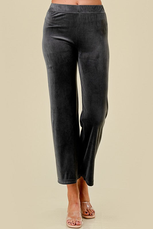 VW001 PLUS SIZE VELOUR PANTS