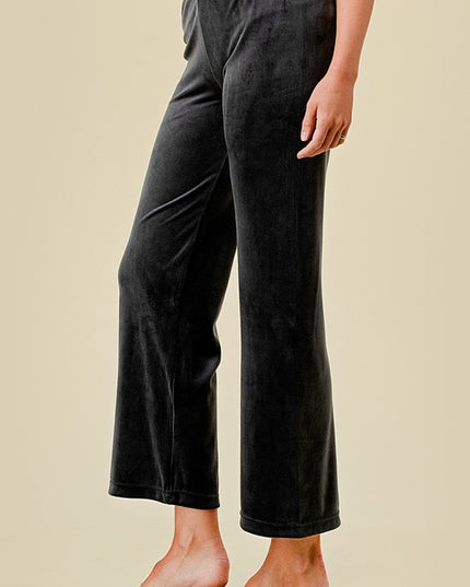 VW001 PLUS SIZE VELOUR PANTS