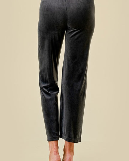 VW001 PLUS SIZE VELOUR PANTS