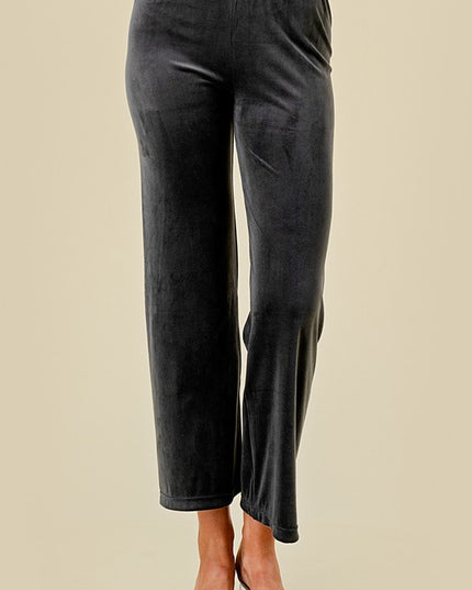 VW001 PLUS SIZE VELOUR PANTS