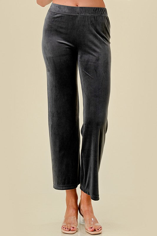 VW001 PLUS SIZE VELOUR PANTS