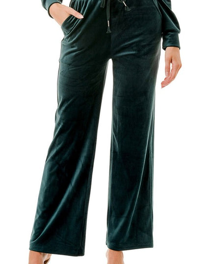 VW002 VELOUR DRAWSTRING PANTS