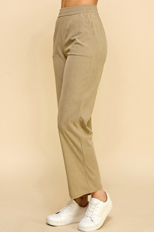 CO504 Corduroy Straight Leg Pants – Classic Everyday Fit