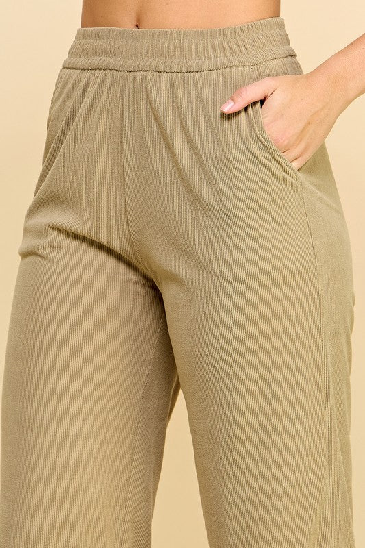 CO504 Corduroy Straight Leg Pants – Classic Everyday Fit