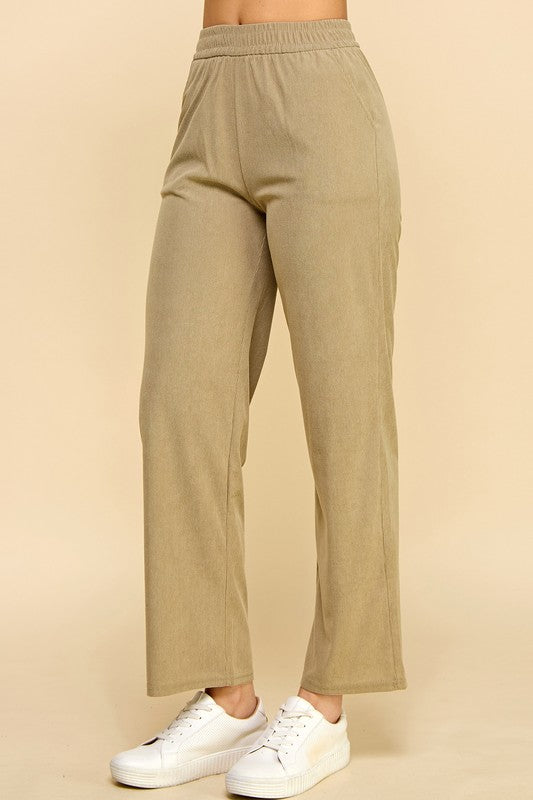 CO504 Corduroy Straight Leg Pants – Classic Everyday Fit