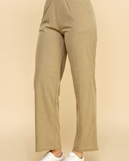 CO504 Corduroy Straight Leg Pants – Classic Everyday Fit