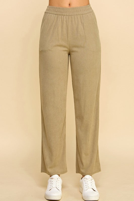 CO504 Corduroy Straight Leg Pants – Classic Everyday Fit