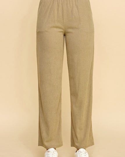 CO504 Corduroy Straight Leg Pants – Classic Everyday Fit