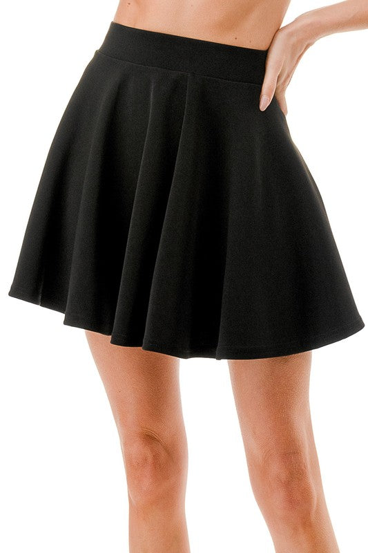 SCU07 SCUBA FLARE SKORT