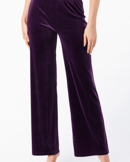 VW001 PLUS SIZE VELOUR PANTS