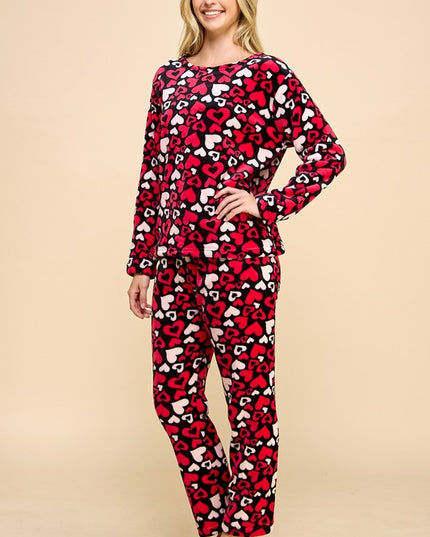 Pajama Set Anime – Soft Cozy Lounge Sleepwear Set