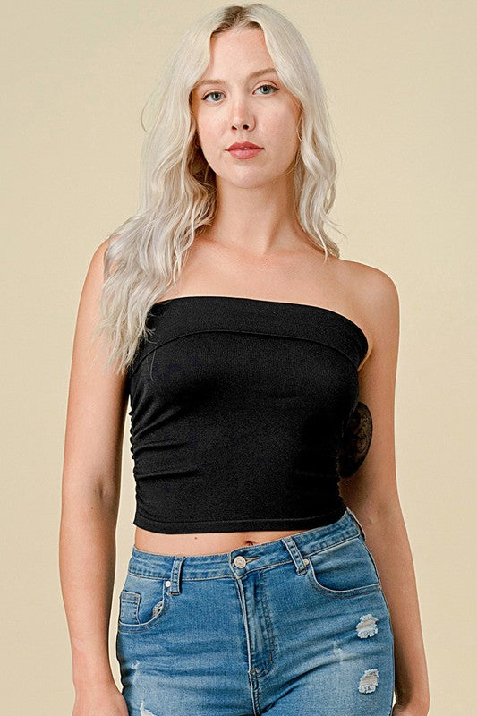 317LS SIDE-RUCHED TUBE TOP