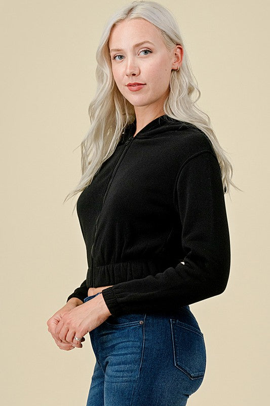 FZH265 FLEECE HOODIE JACKET