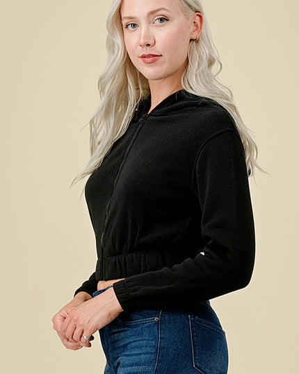 FZH265 FLEECE HOODIE JACKET