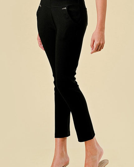 SCU5007 SCUBA SKINNY DRESS PANTS