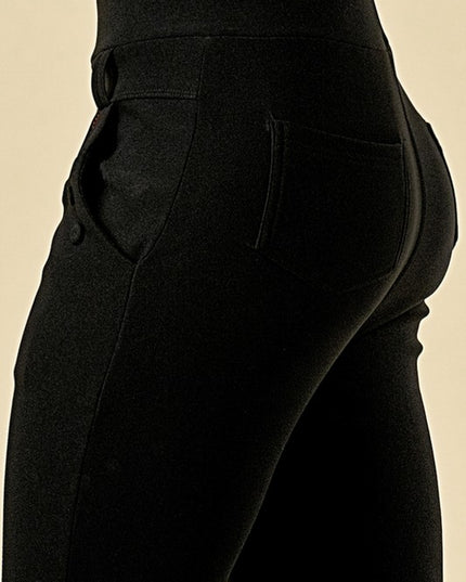 SCU5006X PLUS SIZE SCUBA SKINNY DRESS PANTS