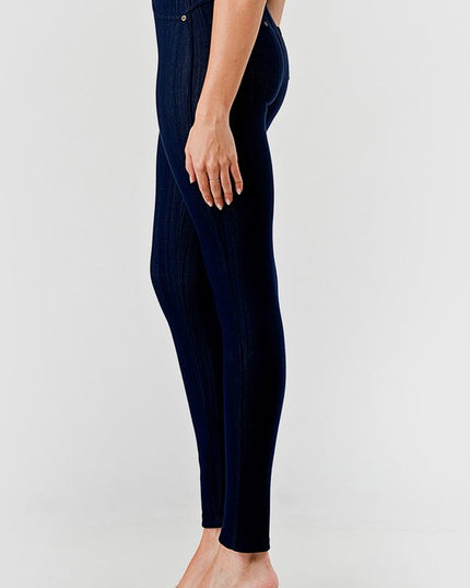 DF05 Fleece Jeggings – Soft Poly Blend Stretch Skinny Fit