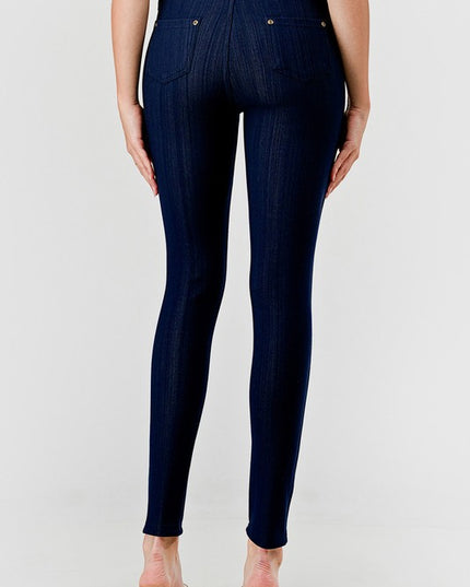DF05 Fleece Jeggings – Soft Poly Blend Stretch Skinny Fit