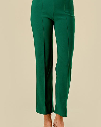 SCU33 STRETCH SCUBA PLEATED PANTS
