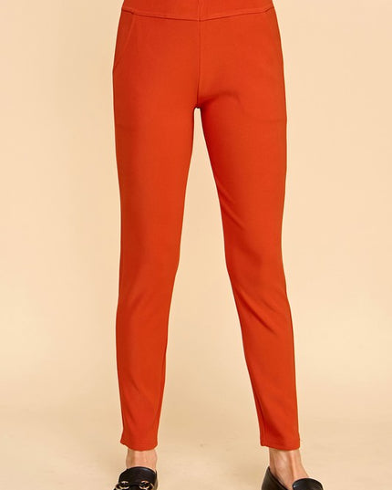 Scuba Skinny Dress Pants – High Waist Sculpt Fit