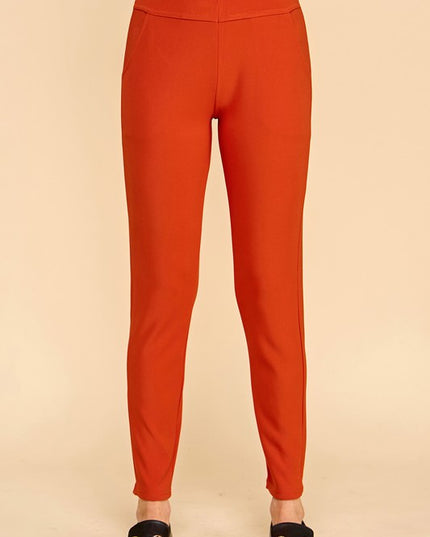 Scuba Skinny Dress Pants – High Waist Sculpt Fit