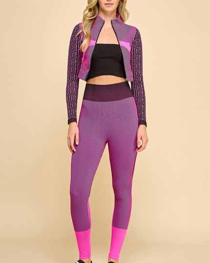 JA51SET ACTIVE WORKOUT 2-PIECE SET