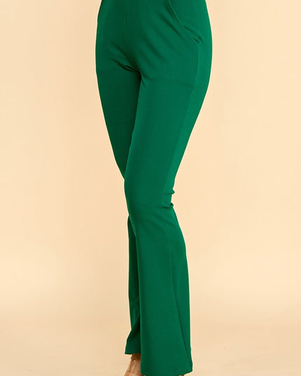 Y60B-PANTS YOGA BELL BOTTOMS DRESS PANTS