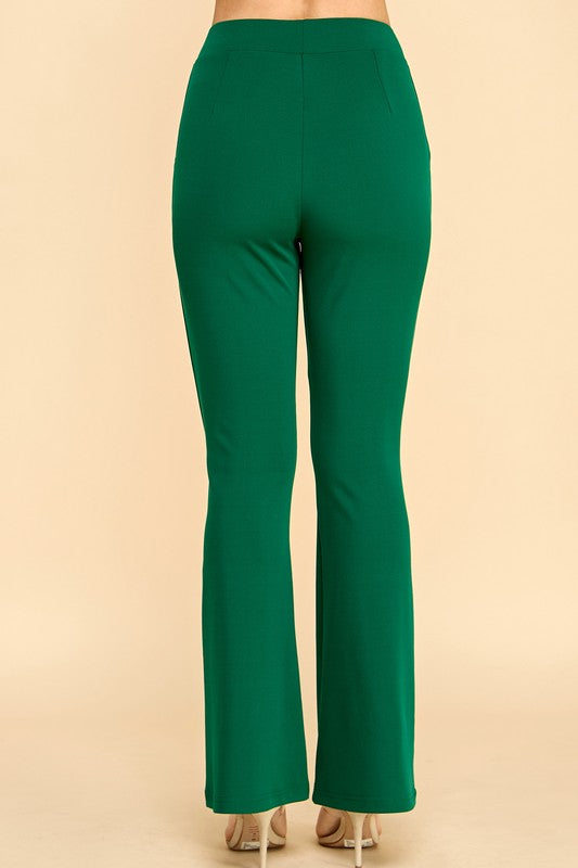 Y60B-PANTS YOGA BELL BOTTOMS DRESS PANTS