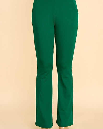 Y60B-PANTS YOGA BELL BOTTOMS DRESS PANTS
