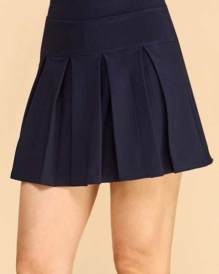 SCU10 PLEATED MINI SKORT