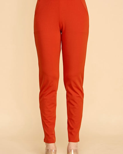 Yoga Fabric Skinny Pants – High Waist Slim Fit Leggings