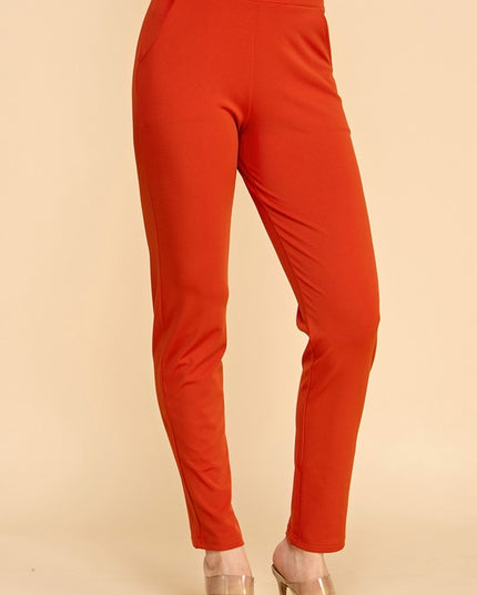 Yoga Fabric Skinny Pants – High Waist Slim Fit Leggings