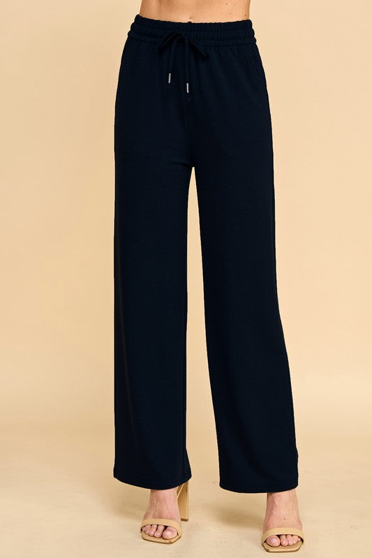 SP701S FRENCH TERRY STRAIGHT LEG PANTS