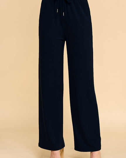 SP701S FRENCH TERRY STRAIGHT LEG PANTS